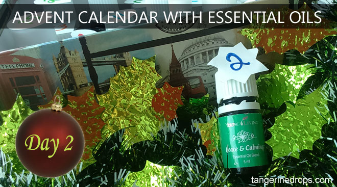 Tangerine Drops Advent Calendar Essential Oils Day 2