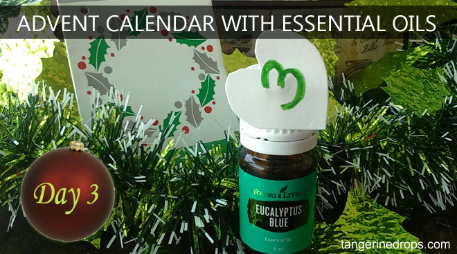 Tangerine Drops Advent Calendar Essential Oils Day 3